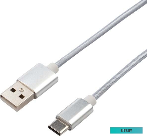 Адаптер Rexant 18-1899 USB Type-A - USB Type-C (1 м, серебристый)