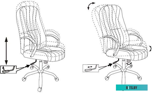 Офисное кресло (Стул) Бюрократ T-898SL (черный) <T-898SL/BLACK>