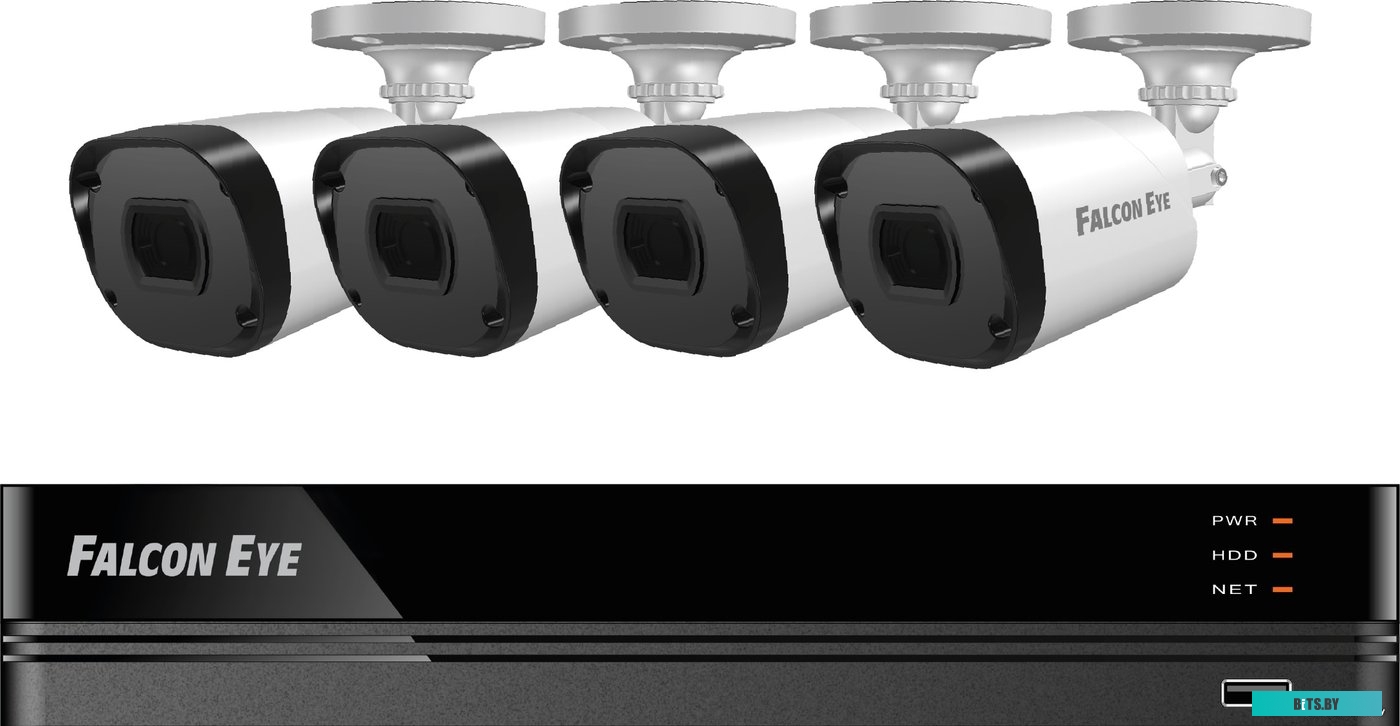 Гибридный видеорегистратор Falcon Eye FE-104MHD Kit Дача Smart