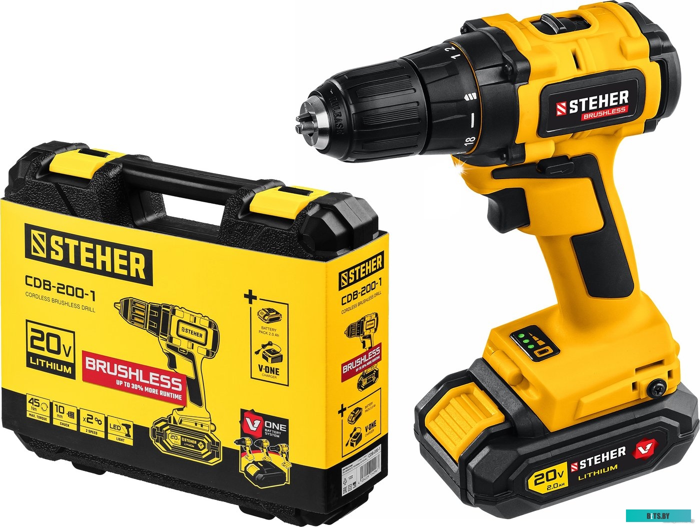 Steher CDB-200-1 (с 1-им АКБ, кейс)