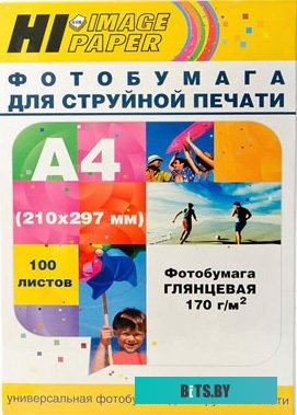 Фотобумага Hi-Black Hi-Image глянцевая А4, 170 г/м2, 100 л [A21061]