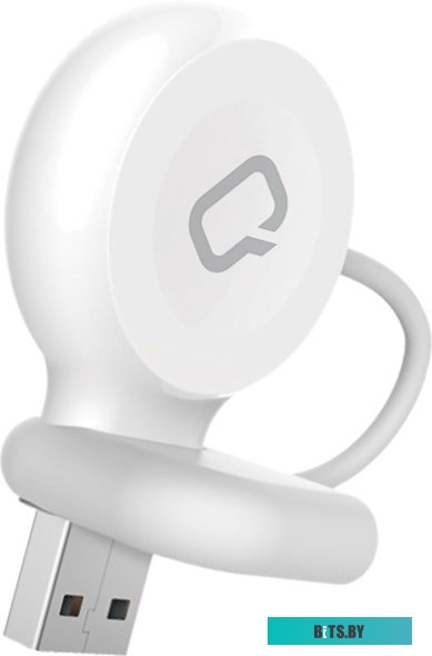 Беспроводное зарядное QUMO PowerAid Qi iWatch (белый)
