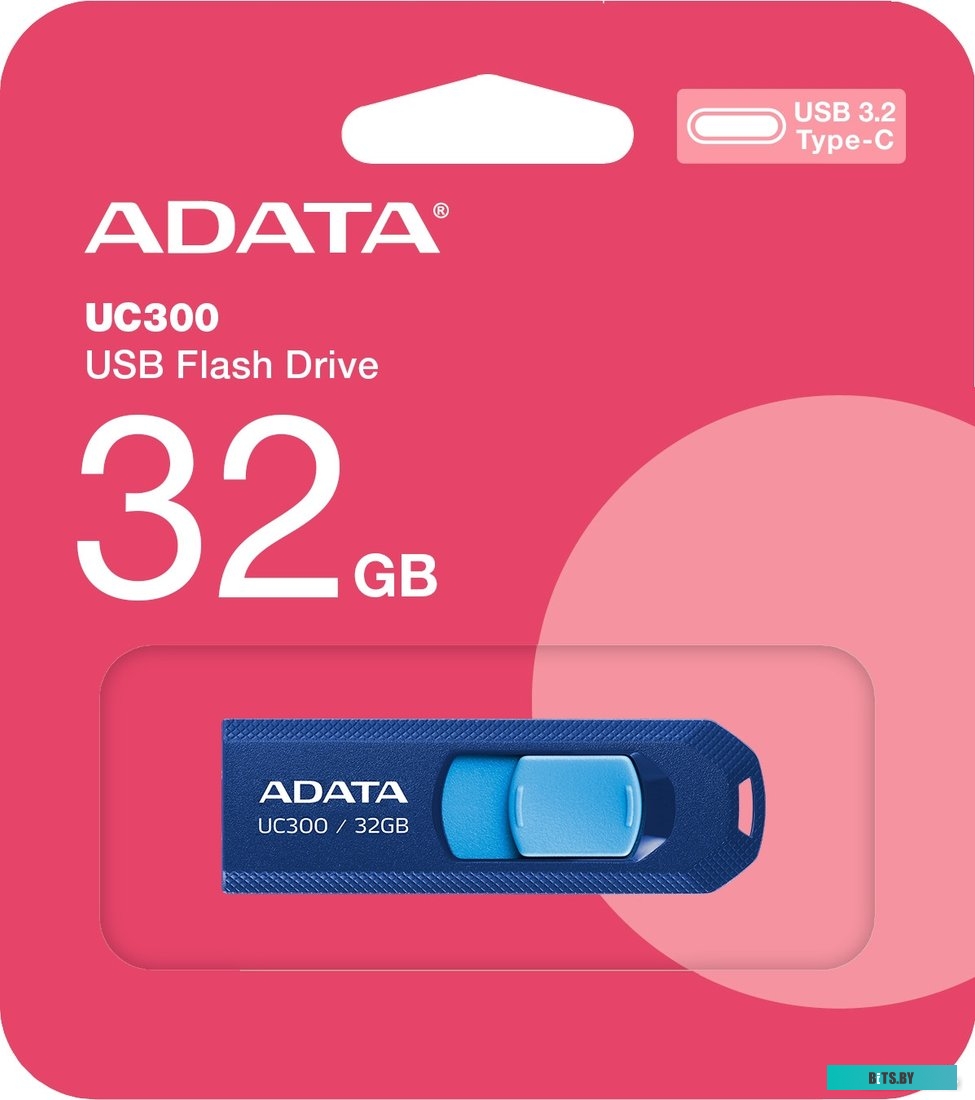 Флеш-накопитель ADATA UC300 32GB ACHO-UC300-32G-RNB/BU