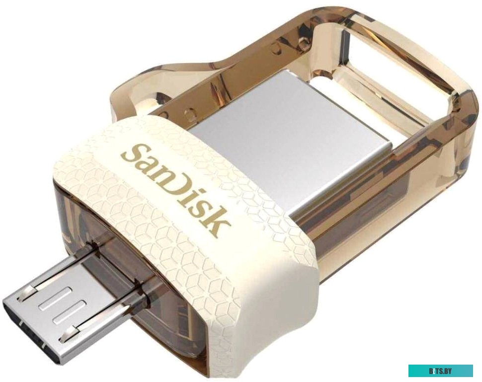 USB накопитель (Флешка) SanDisk Ultra Dual M3.0 64GB (золотистый) <SDDD3-064G-G46GW>