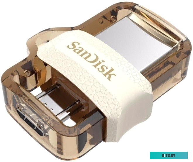 USB накопитель (Флешка) SanDisk Ultra Dual M3.0 64GB (золотистый) <SDDD3-064G-G46GW>