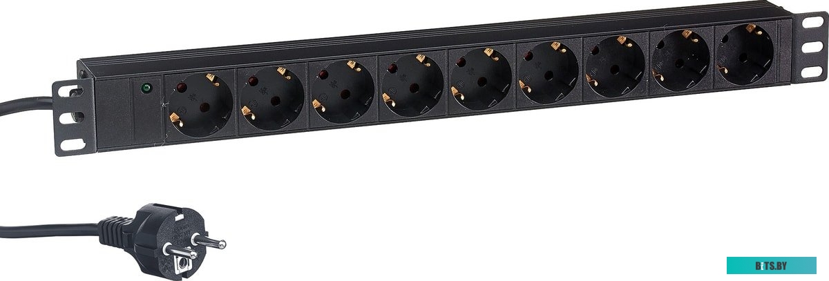 Блок розеток ExeGate ServerPro PDU-19H903 Al-9S-EU2CU <EX280849RUS>