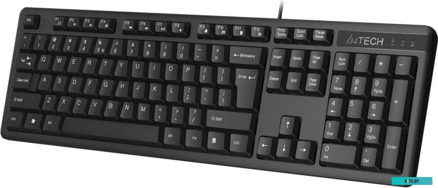Клавиатура A4Tech KKS-3, Black, USB