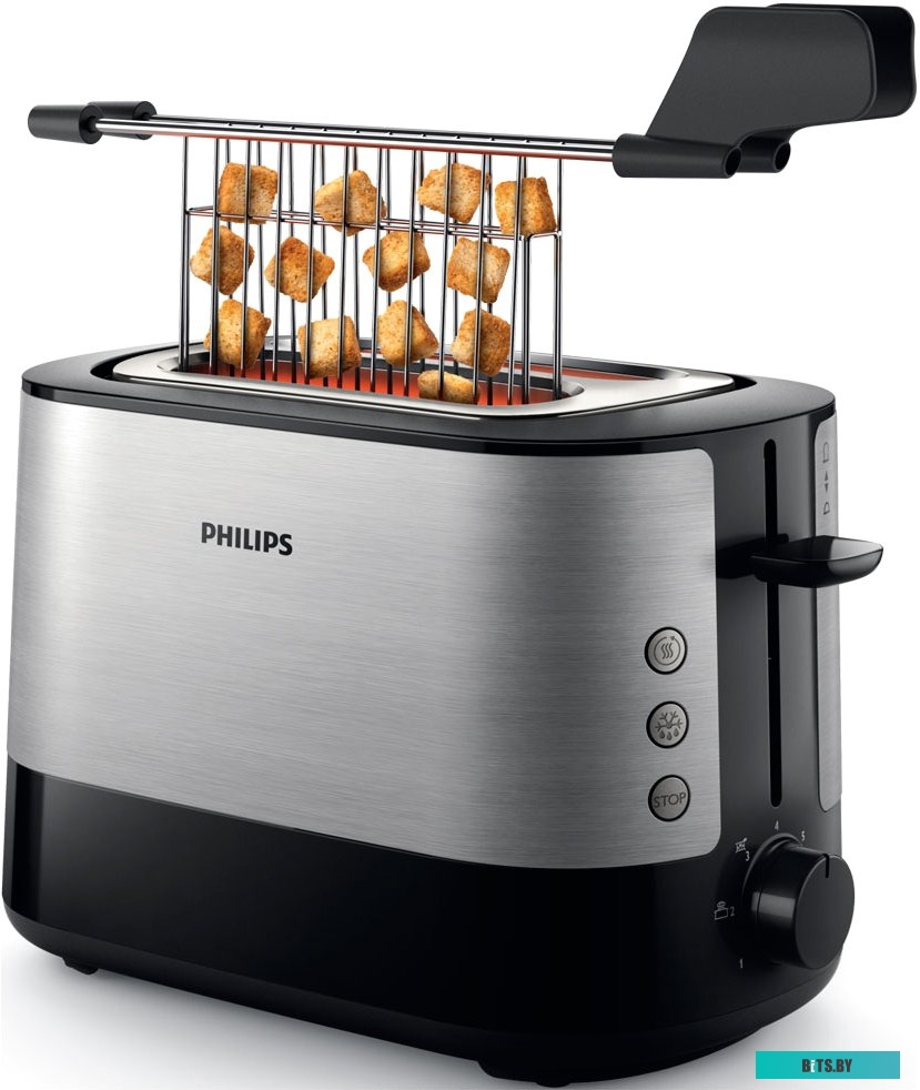 HD2635/90 Тостер Philips HD2635/90 серебристый/черный