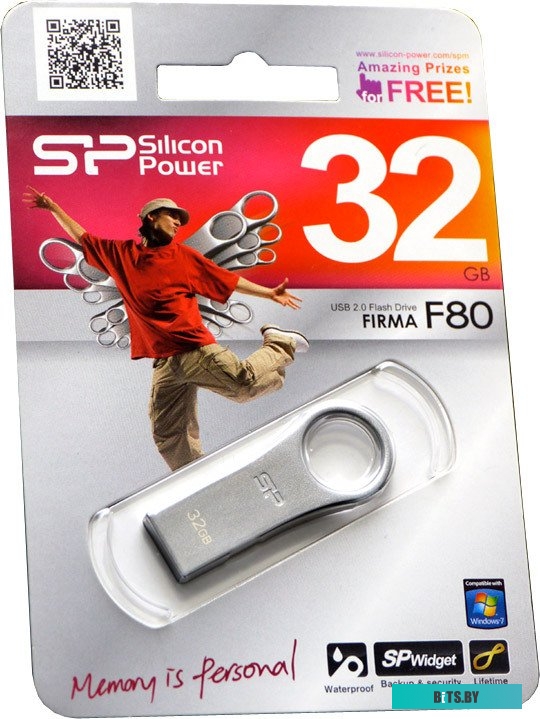 USB накопитель (Флешка) Silicon Power F80 32Gb (SP032GBUF2F80V1S)