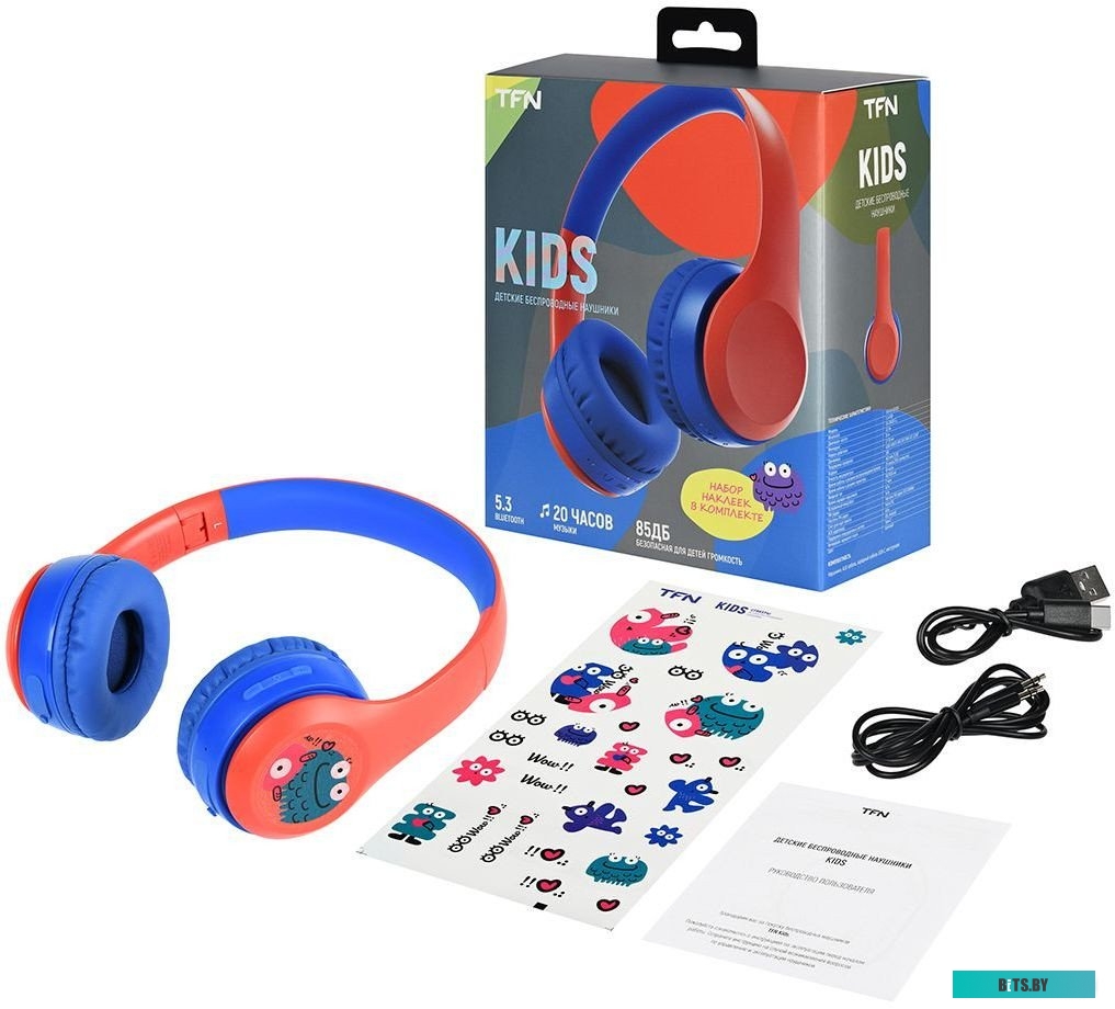 TFN-HS-BT008RD TFN Kids (красный/синий)