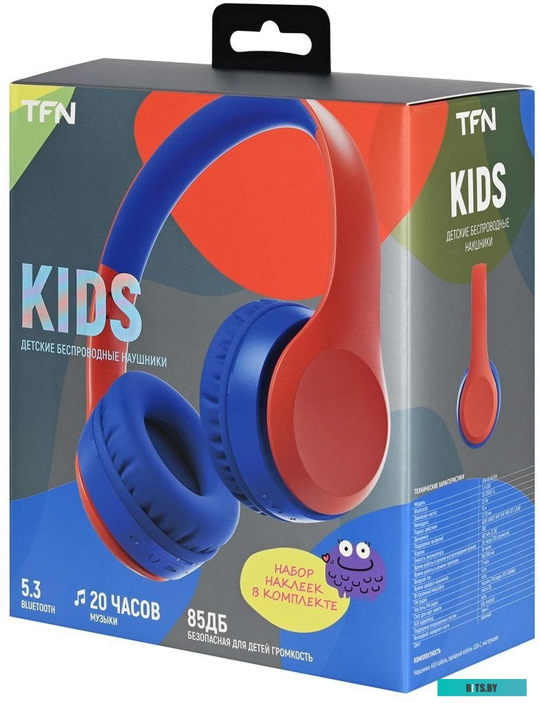 TFN-HS-BT008RD TFN Kids (красный/синий)