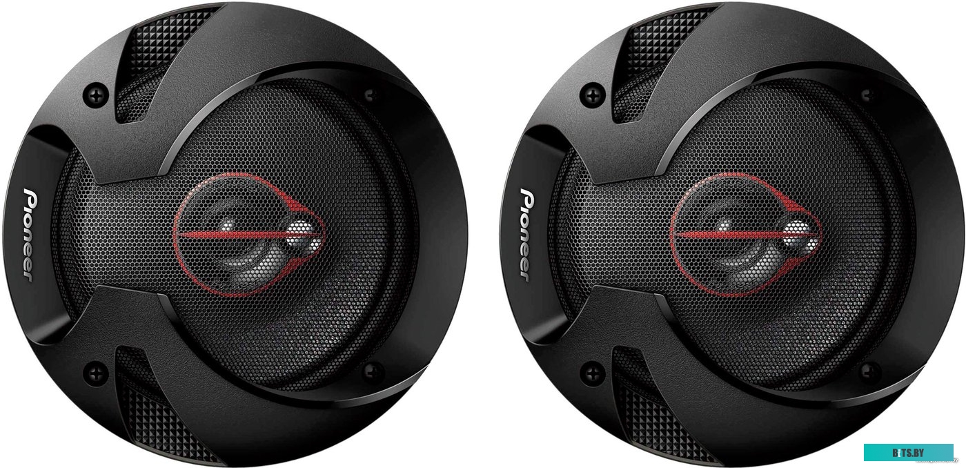 TS-R1651S-2 Колонки автомобильные Pioneer TS-R1651S-2 (без решетки) 300Вт 90дБ 4Ом 16.5см (6 1/2дюйм) (ком.:2кол.) коаксиальные трехполосные
