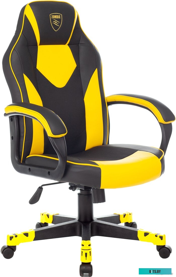 Кресло Бюрократ ZOMBIE GAME 17 RED (черный/красный)