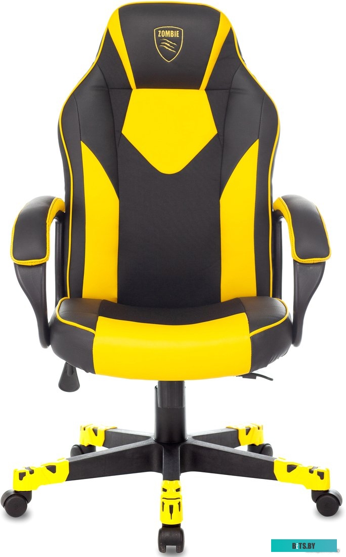 Кресло Бюрократ ZOMBIE GAME 17 RED (черный/красный)