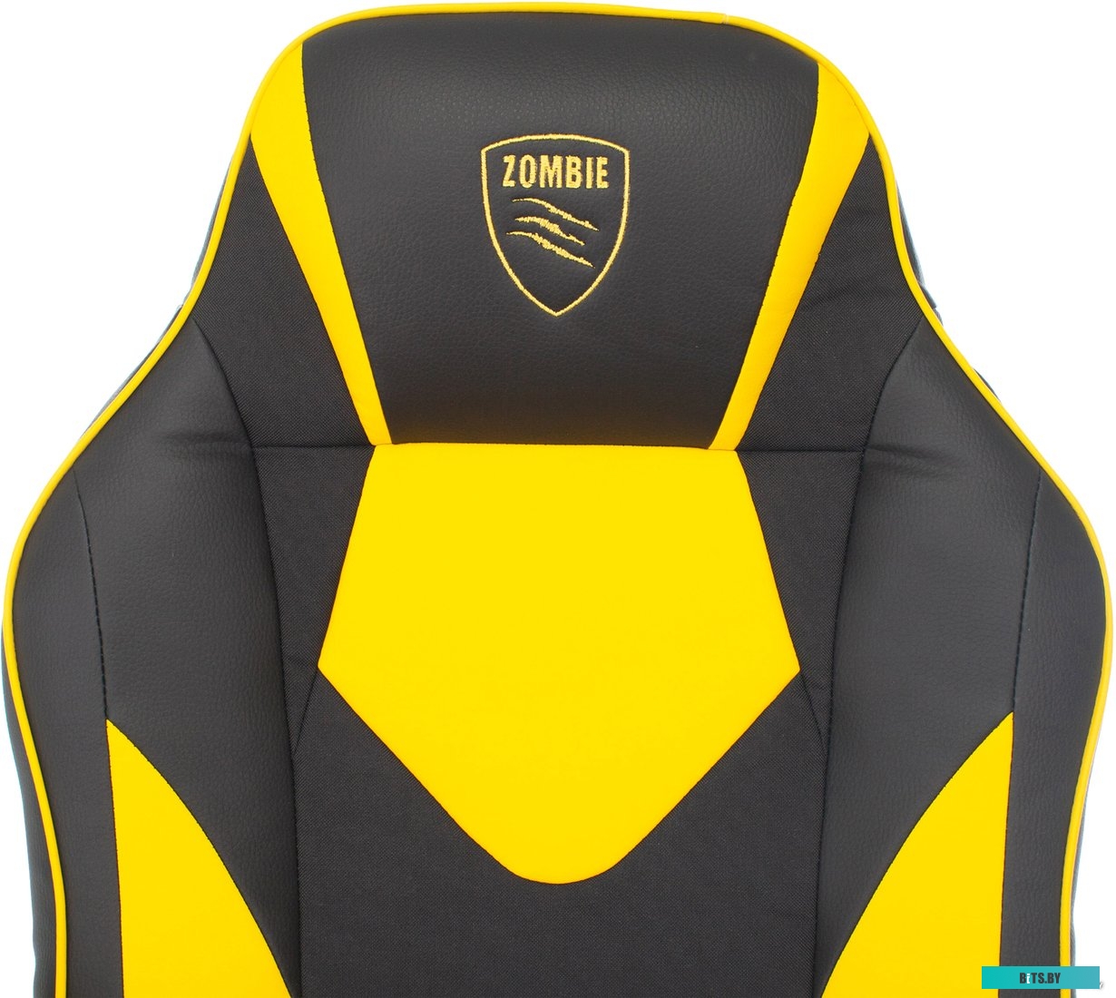 Кресло Бюрократ ZOMBIE GAME 17 RED (черный/красный)