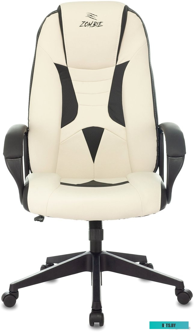 Кресло Бюрократ ZOMBIE 8 WHITE (белый/черный)