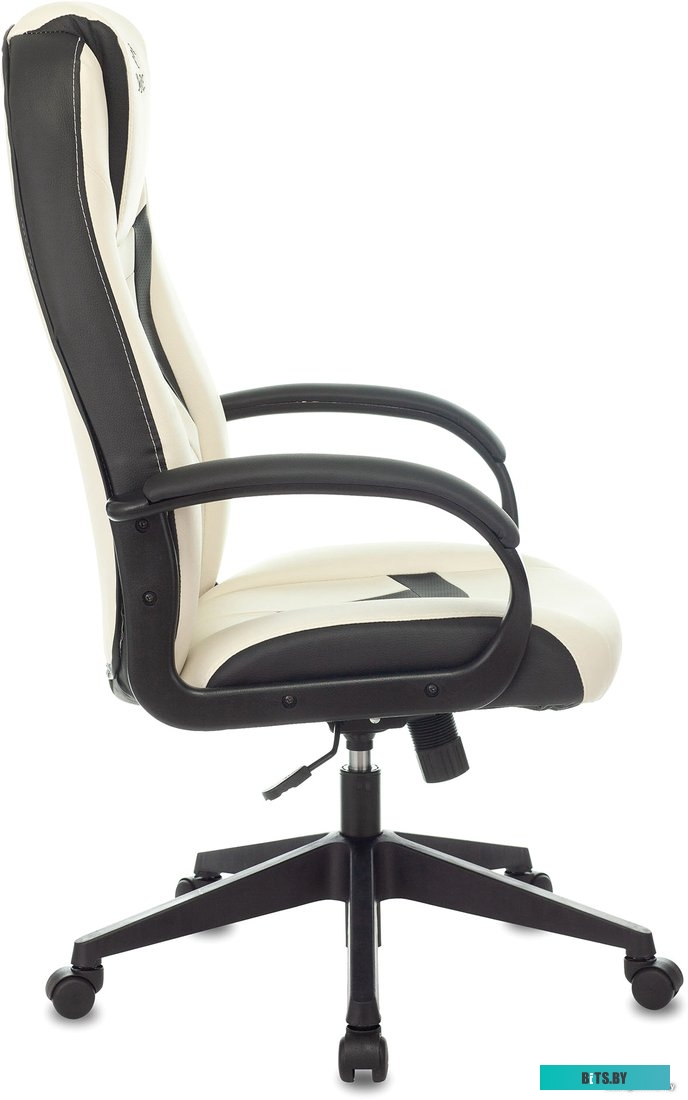 Кресло Бюрократ ZOMBIE 8 WHITE (белый/черный)