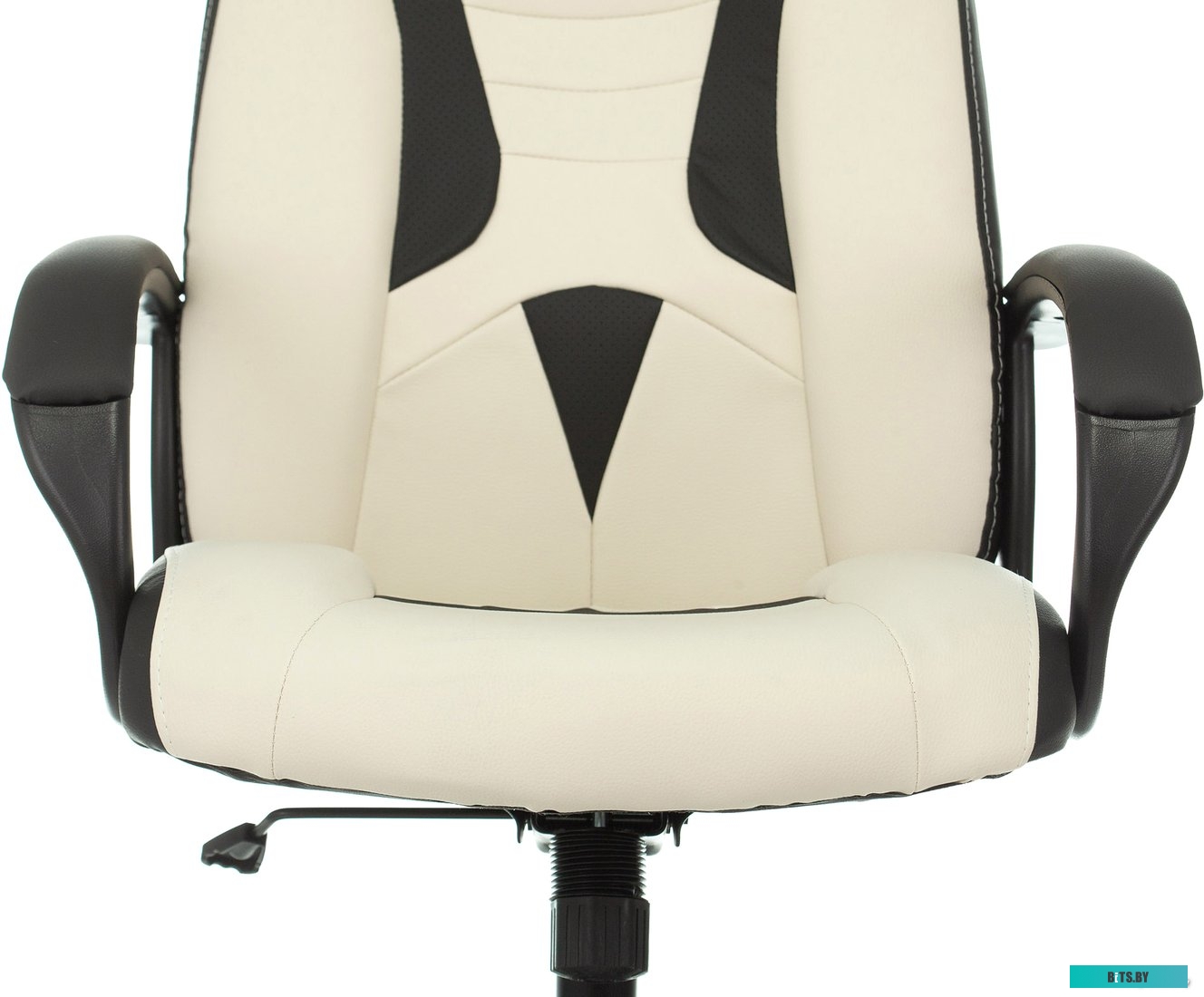 Кресло Бюрократ ZOMBIE 8 WHITE (белый/черный)