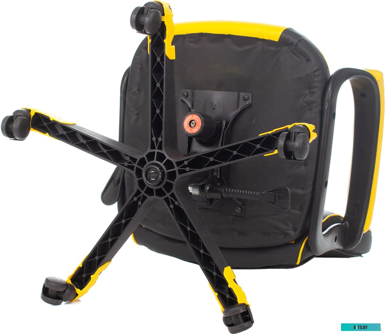 Кресло Бюрократ ZOMBIE GAME 17 RED (черный/красный)