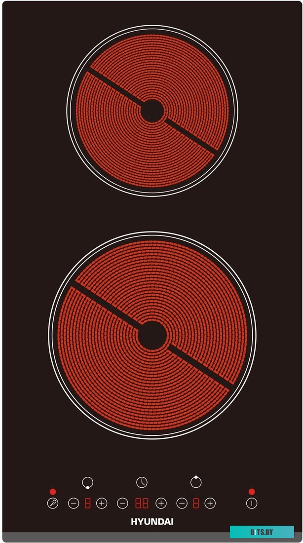 HHE 3250 BG Варочная поверхность Hyundai HHE 3250 BG черный