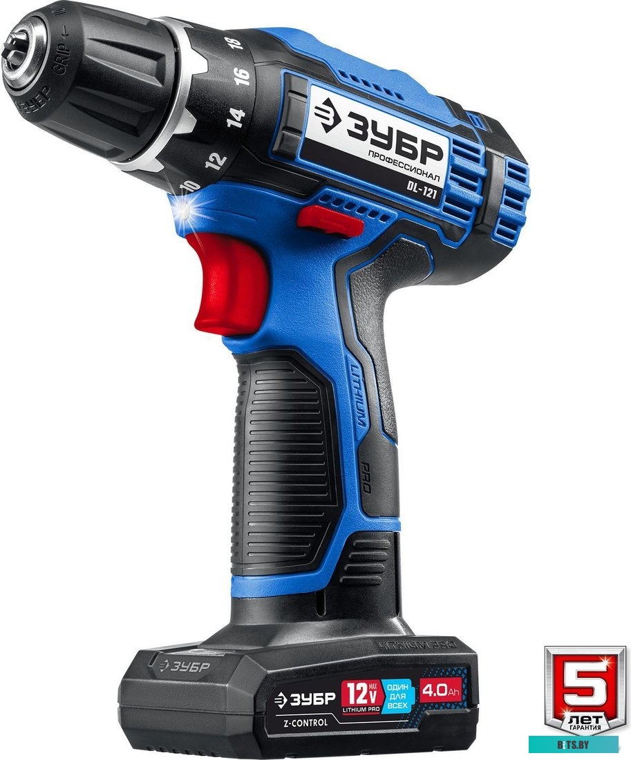 Зубр Профессионал DL-121-42 (с 2-мя АКБ, сумка)