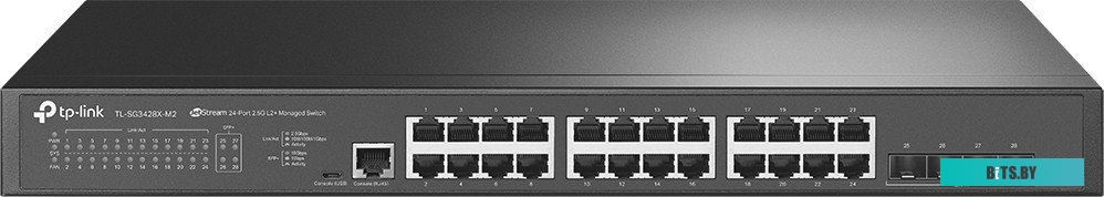 SG3428X-M2 Коммутатор/ JetStream™ 24-Port 2.5GBASE-T L2+ Managed Switch with 4 10GE SFP+ Slots