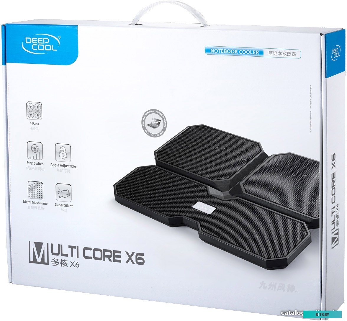Подставка для ноутбука DeepCool Multi Core X6 <DP-N422-MCX6>