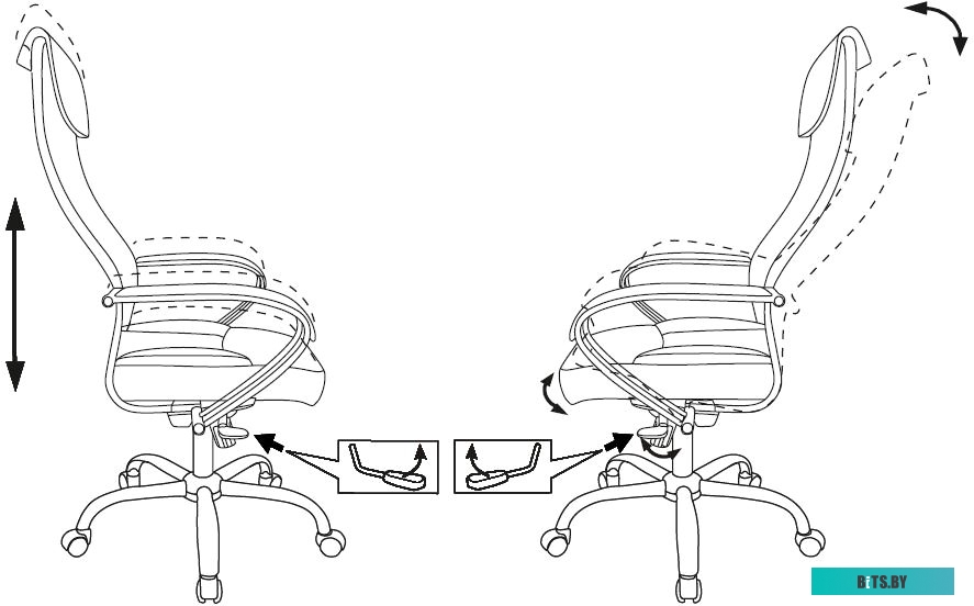 Офисное кресло (Стул) Бюрократ CH-609SL/ECO (черный) <CH-609SL/ECO/BLACK>