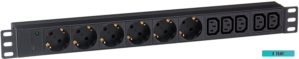 Блок розеток ExeGate ServerPro PDU-19H010 Al-5C136S-C14 EX280868RUS
