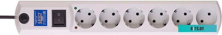 Сетевой фильтр (удлинитель) Most HV6 2 м (белый)