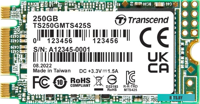 SSD Накопитель Transcend 425S 250GB TS250GMTS425S