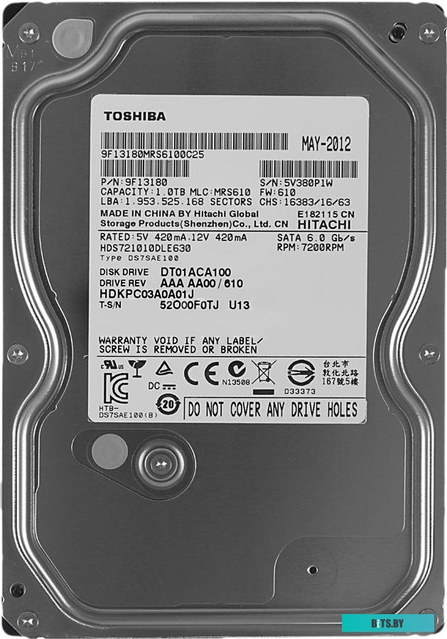 Жесткий диск Toshiba DT01ACA 1TB (DT01ACA100)