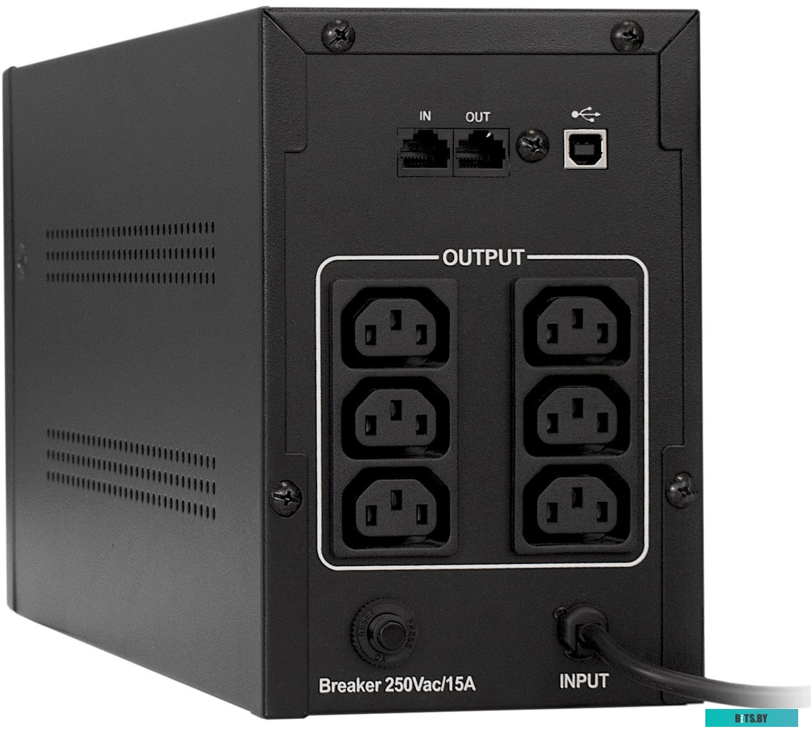 Источник бесперебойного питания (ИБП) ExeGate SpecialPro Smart LLB-2200.LCD.AVR.C13.RJ.USB <EP285529RUS>