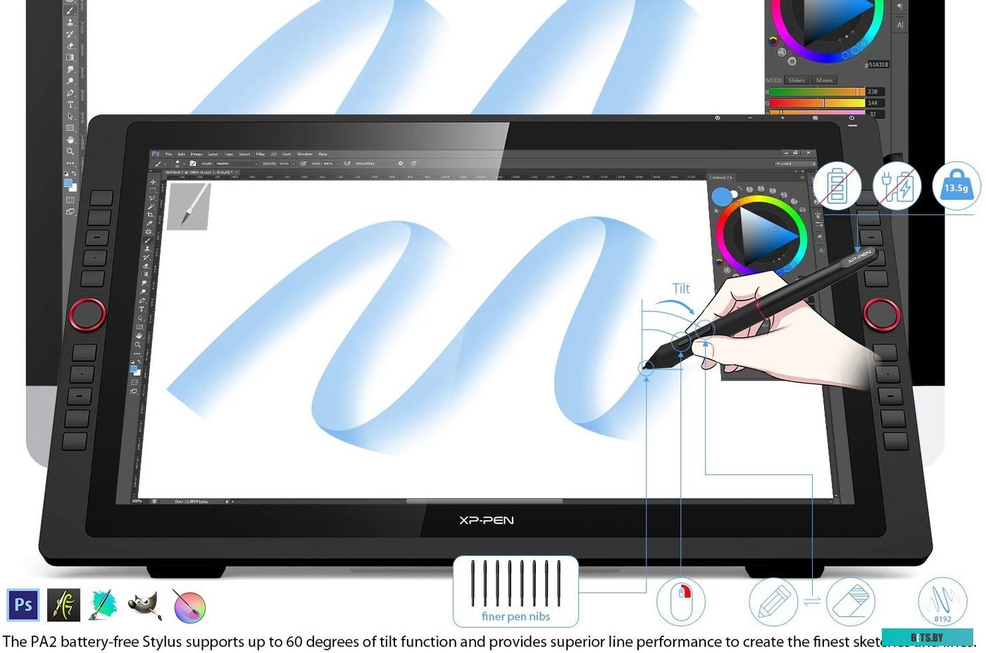 Графический планшет XP-Pen Artist 22R Pro