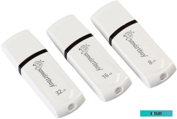 USB накопитель (Флешка) Smart Buy 16GB Paean White (SB16GBPN-W)
