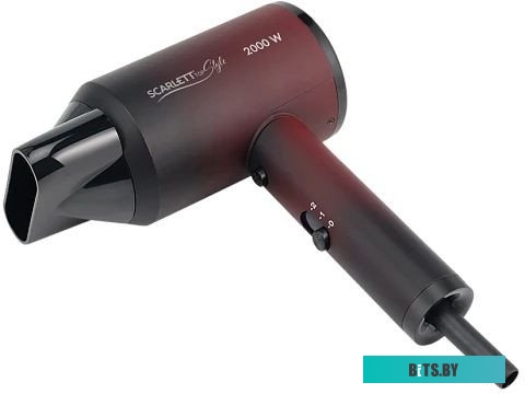 SC-HD70I38 Фен Scarlett SC-HD70I38, 2000Вт, бордовый