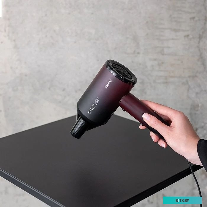SC-HD70I38 Фен Scarlett SC-HD70I38, 2000Вт, бордовый