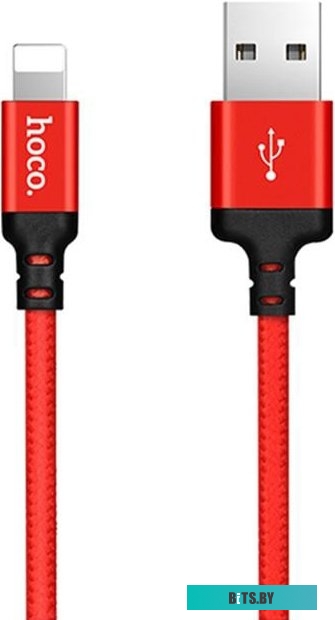 Кабель Hoco X14 Lightning (2 м, красный)