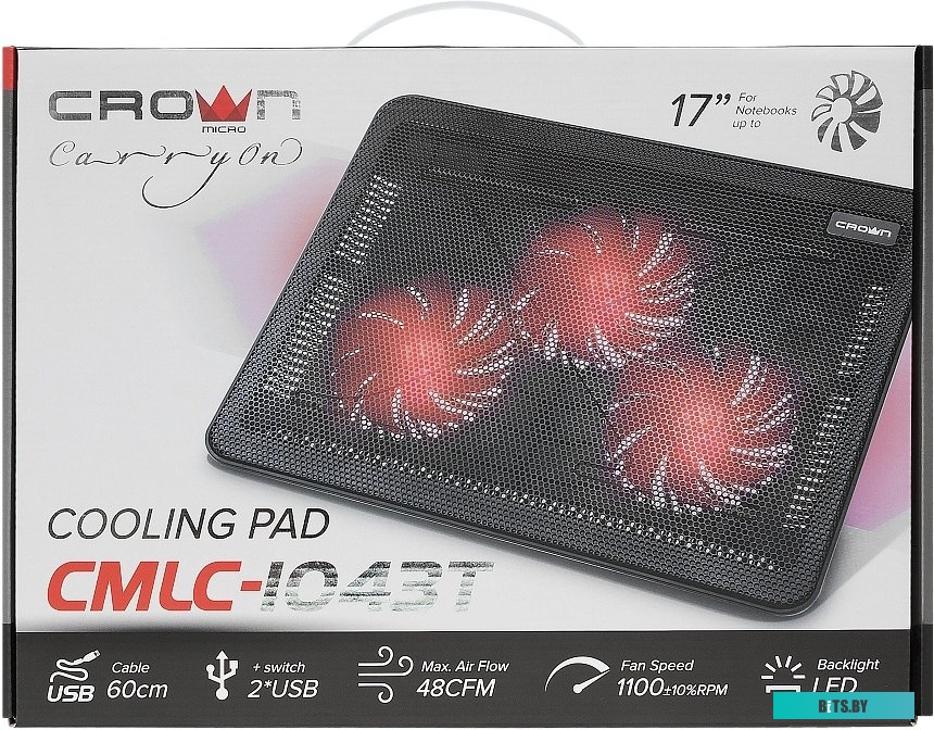 Подставка для ноутбука CROWN CMLC-1043T BR