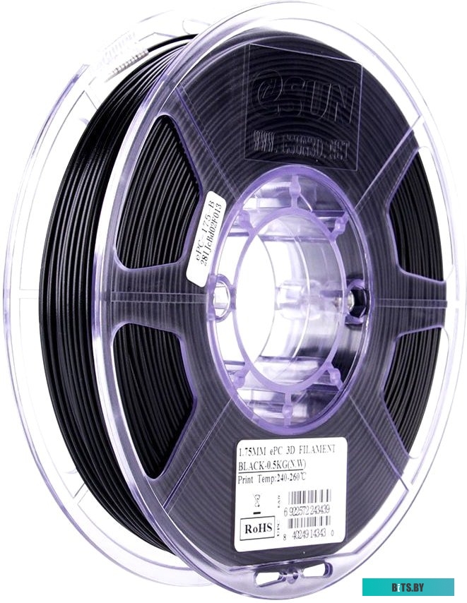Т0030730 eSUN ePC 1.75 мм 500 г (черный)