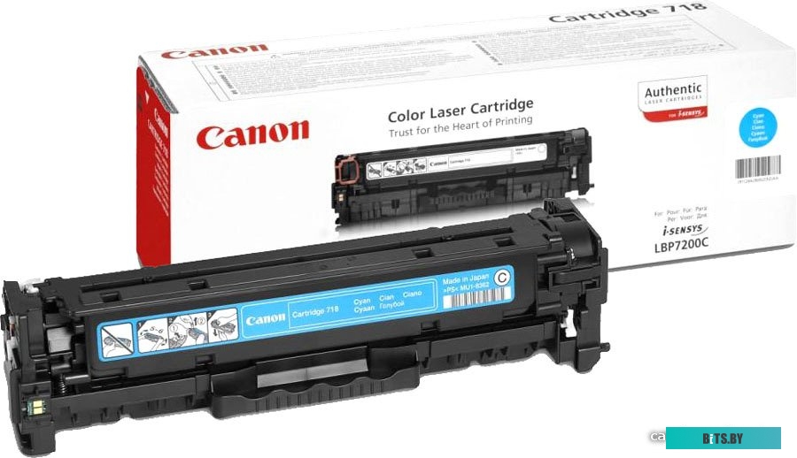 Картридж Canon 718 Cyan (2661B002AA)