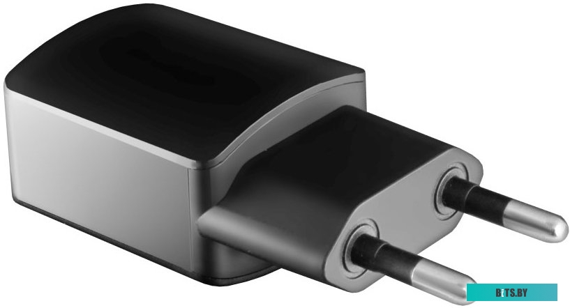 Зарядное устройство GA-3004B GINZZU USB, black, 5В/1,2A + кабель микро USB 1м с длинным коннектором
