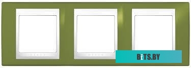 Рамка Schneider Electric Unica MGU6.006.866 (фисташковый/белый)
