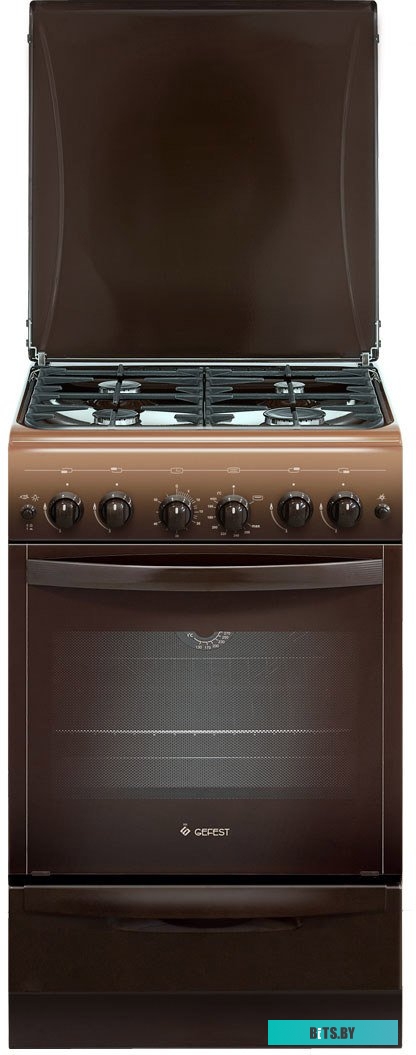 ПГ 5100-02 0001 Плита Газовая Gefest ПГ 5100-02 0001 коричневый реш.чугун