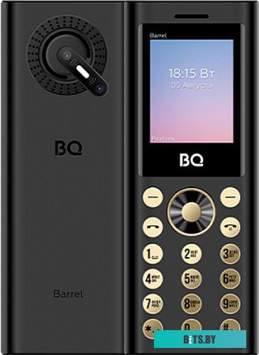 BQ-Mobile BQ-1858 Barrel (черный/золотистый)