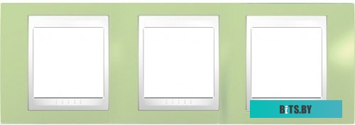 Рамка Schneider Electric Unica MGU6.006.863 (зеленое яблоко/белый)