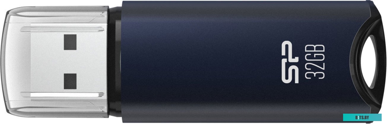 USB накопитель (Флешка) Silicon Power Marvel M02 32GB (синий) <SP032GBUF3M02V1B>