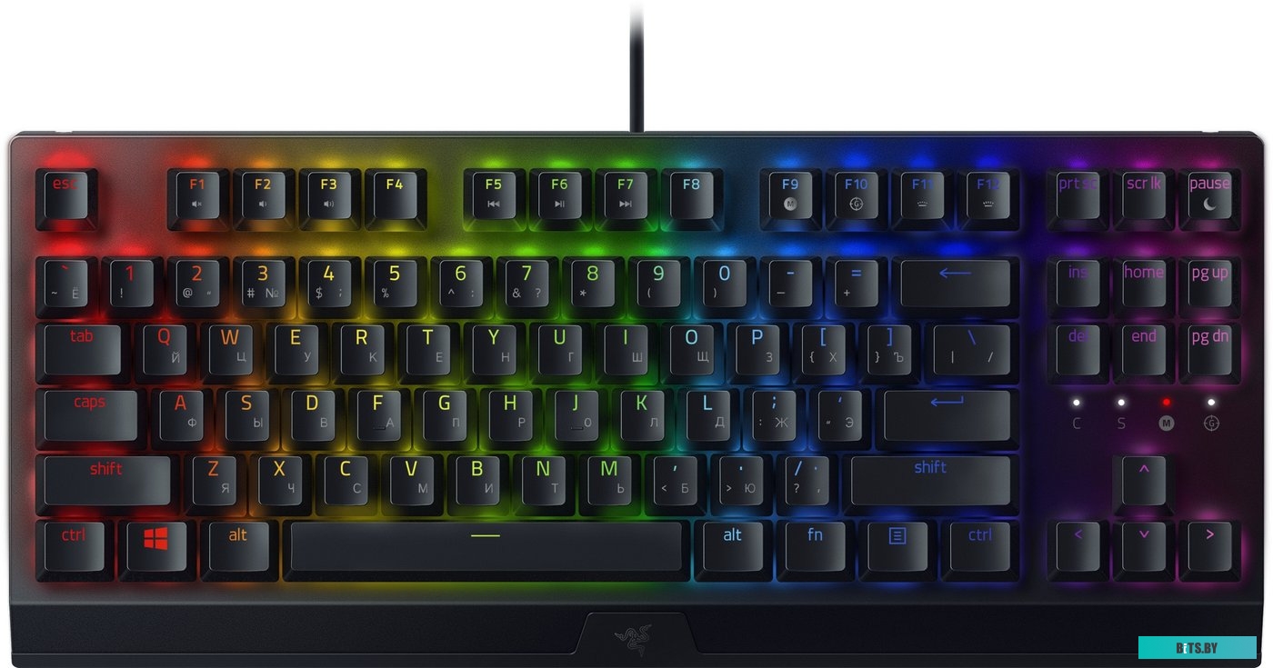 Клавиатура Razer BlackWidow V3 Tenkeyless Green Switch <RZ03-03490700-R3R1>