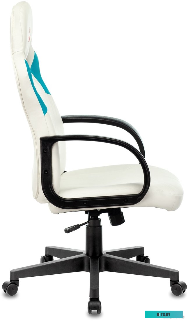 Кресло Zombie Runner (белый/голубой) <Zombie Runner White>