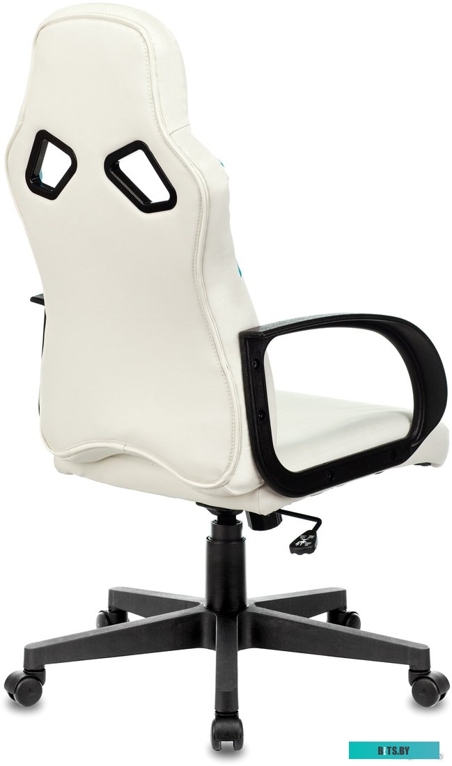 Кресло Zombie Runner (белый/голубой) <Zombie Runner White>